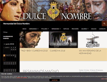 Tablet Screenshot of dulcenombre.net